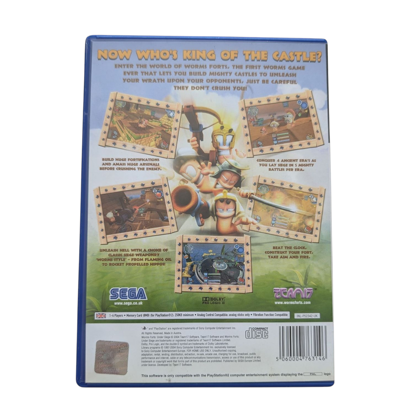 Worms Forts: Under Siege (2004, PS2)